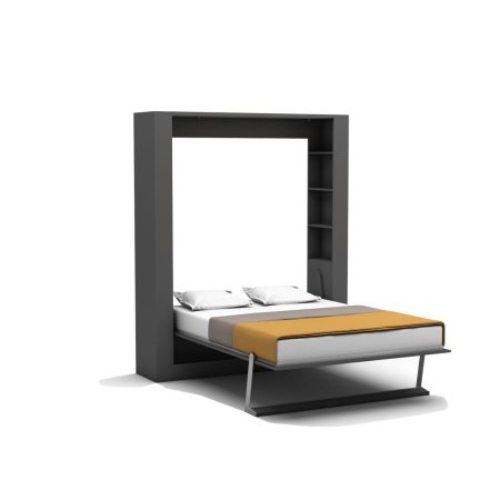 Tweepersoons bedkast Nova Queen - antraciet